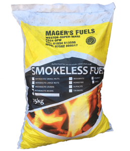 image of a coal and smokeless bag used by magers fuels