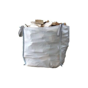 image of a half a load of logs in a large dumpy bag supplied y magers fuels